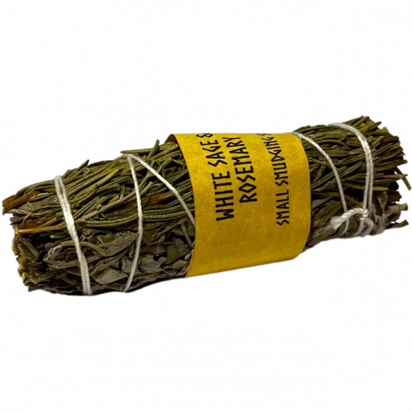 White Sage & Rosemary Smudging Stick - 4''